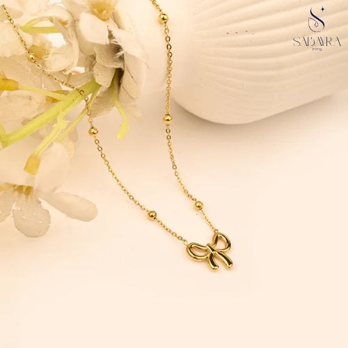 SJ-9 | BOW NECKLACE