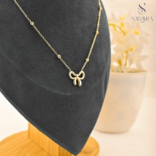 SJ-9 | BOW NECKLACE