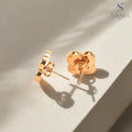 SJ-2 | ELEGANT BLACK CLOVER EARRINGS