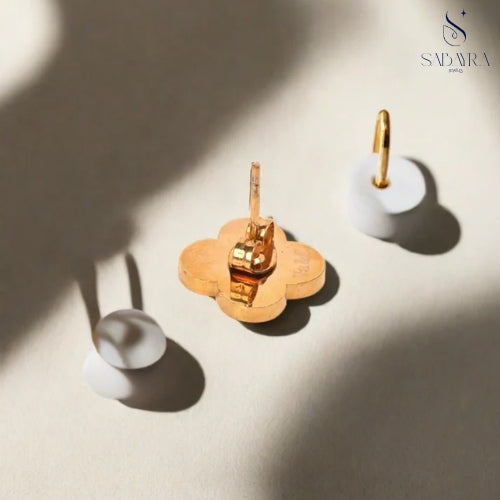 SJ-2 | ELEGANT BLACK CLOVER EARRINGS