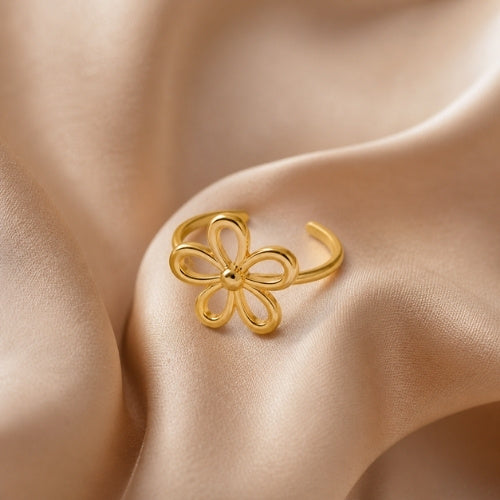 SJ-23 | GOLDEN FLOWER RING