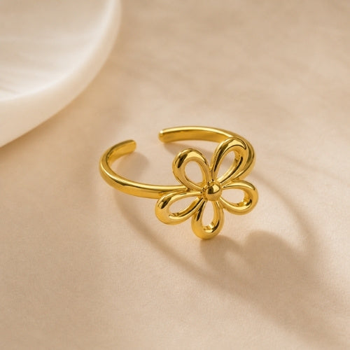 SJ-23 | GOLDEN FLOWER RING