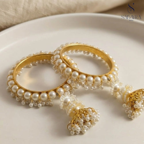 SJ-3 | GOLD LATKAN BANGLES SET
