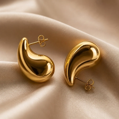 SJ-24 | Luxury Gold Statement Earrings