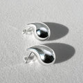 SJ-25  | Luxury Silver Statement Earrings
