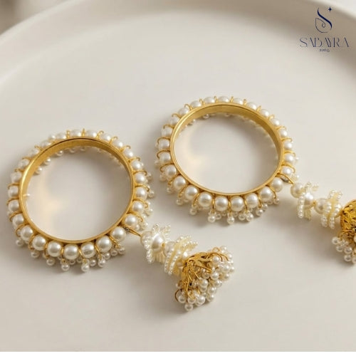 SJ-3 | GOLD LATKAN BANGLES SET