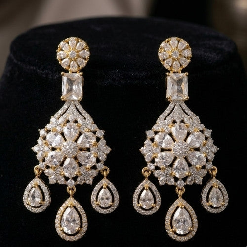 SJ-12 | Royal Floral CZ Necklace Set