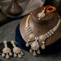 SJ-12 | Royal Floral CZ Necklace Set
