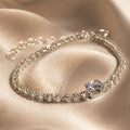 SJ-17 | Silver Zirconia Tennis Bracelet