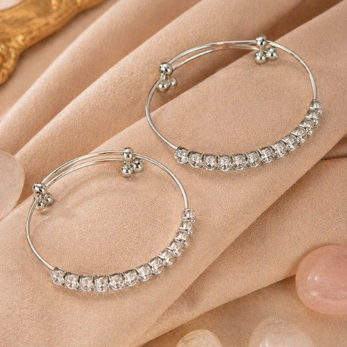 SJ-18 | Lustre Duo CZ Bangle Set